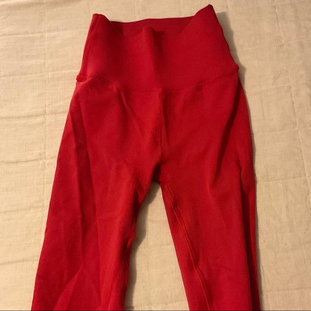Red fabletics leggings size XS good condition